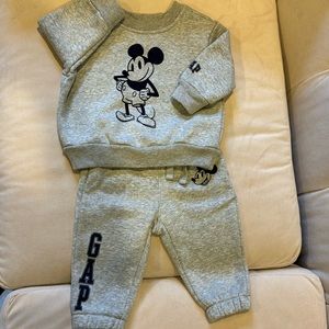 Baby Gap Micky Mouse Sweatsuit, 3-6M